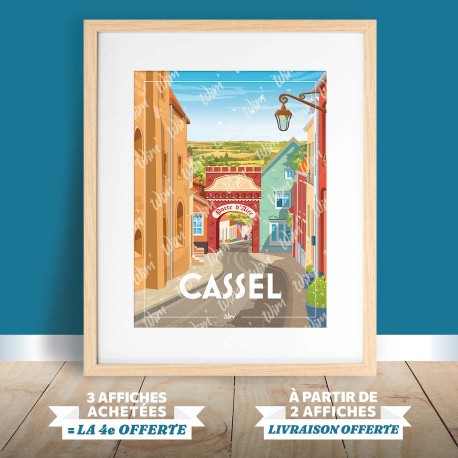 Affiche Cassel - "Porte d'Aire"