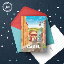 Cassel - "Porte d'Aire" Postcard  / 10x15cm