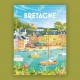 Affiche Bretagne - "Balade en Bretagne"