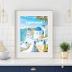 Affiche Santorin