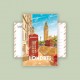 Carte Postale Londres - "Balade à Londres"  /  10x15cm