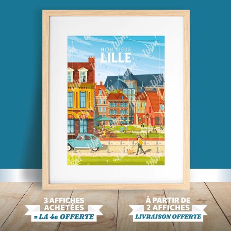 Lille - "Mon Vieux Lille" Poster