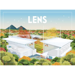 Lens - "Le stade" Poster