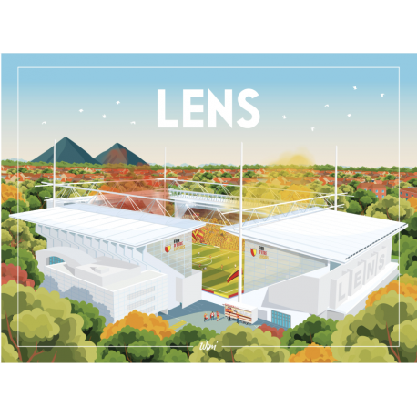 Affiche Lens - "Le stade"