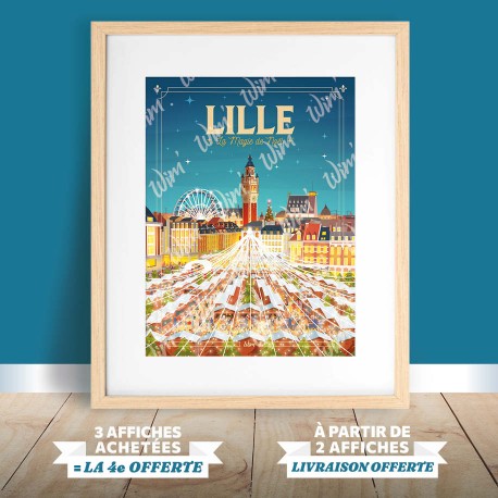 Affiche Lille - "La Magie de Noël"
