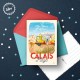 Calais - "Glaces" Postcard  / 10x15cm