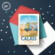 Calais - "Glaces" Postcard  / 10x15cm