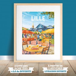 Affiche Lille - "Wazemmes"