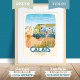 Affiche Calais - "Glaces"
