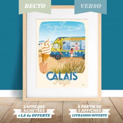 Affiche Calais - "Glaces"