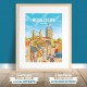 Affiche Boulogne-sur-Mer - "Promenade en Vieille-Ville"