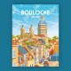 Affiche Boulogne-sur-Mer - "Promenade en Vieille-Ville"