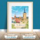Bailleul - "Grand'place" Poster