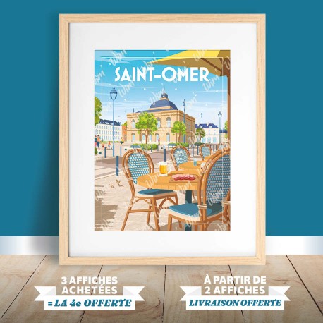 Affiche Saint-Omer - " Détente "