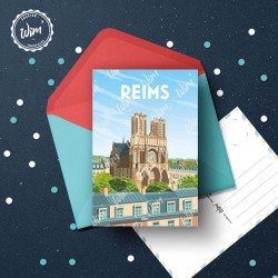 Carte Postale Reims  /  10x15cm