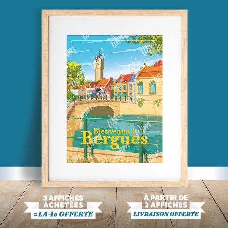 Affiche Bergues - Bienvenue à Bergues