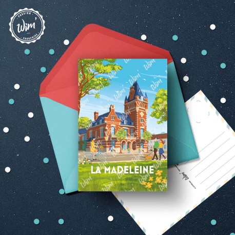 La Madeleine Postcard  / 10x15cm