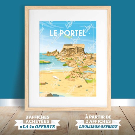 Affiche Le Portel - "Le Fort de l'Heurt"