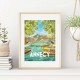 Annecy - "Promenade au Pont des Amours" Poster