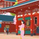 Affiche Tokyo - "Sensō-ji"
