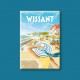 Magnet Wissant - "Balade sur la digue"