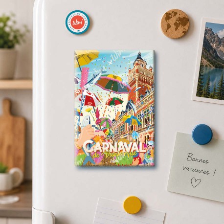 Dunkerque - "Passion Carnaval" Magnet