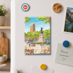 Dunkerque - "Place Jean Bart" Magnet