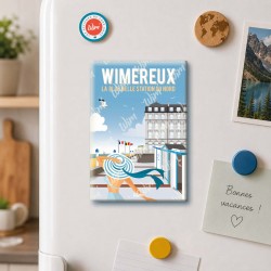 Magnet Wimereux - "Balade sur la digue"
