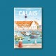 Calais - "Promenade à Calais" Magnet