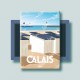 Calais - "La plage" Magnet