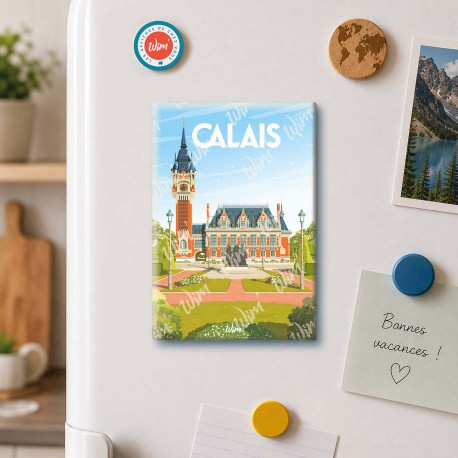 Calais - "Mairie" Magnet
