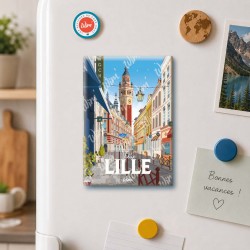 Lille - "Balade dans le Vieux Lille" - Jour Magnet