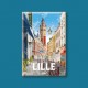 Lille - "Balade dans le Vieux Lille" - Jour Magnet
