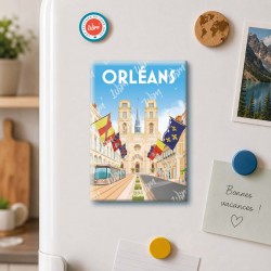 Orléans - "Rue Jeanne d'Arc" Magnet