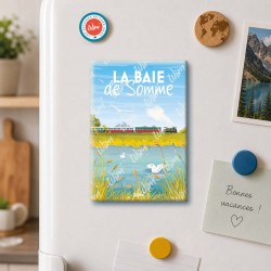 Baie de Somme - "Détente en Baie de Somme" Magnet