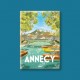 Magnet Annecy - "Promenade au pont des Amours"