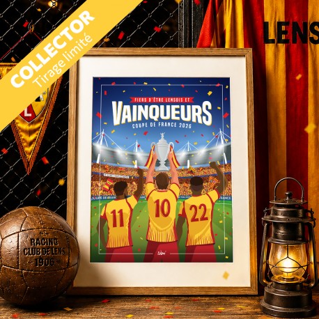Affiche Lens  - " Vainqueurs"