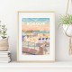 Affiche Boulogne-sur-Mer - "La plage" Recto/Verso
