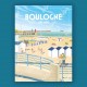 Boulogne-sur-Mer - "La plage" Recto/Verso Poster