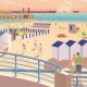 Affiche Boulogne-sur-Mer - "La plage" Recto/Verso
