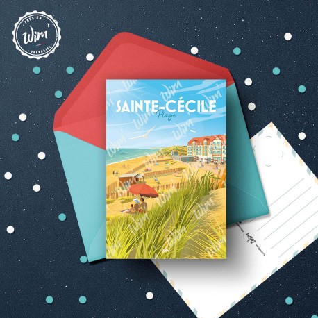 Carte Postale Sainte-Cécile - Détente à Sainte-Cécile  /  10x15cm