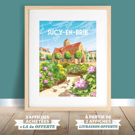 Affiche Sucy-en-Brie - "Balade à Sucy-en-Brie"