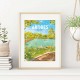 Affiche Ardres - "Le lac d'Ardres"