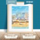 Affiche Wimereux - "Le pont" - Polyptyque 1/5
