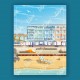 Affiche Wimereux - "Le pont" - Polyptyque 1/5