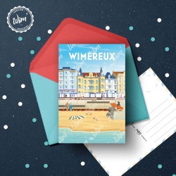 Carte Postale Wimereux - "St Bernard" - Polyptyque 4/5   /  10x15cm