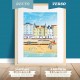 Wimereux - "St Bernard" - Polyptyque 4/5 Poster