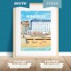 Affiche Wimereux - "Grand Hôtel" - Polyptyque 5/5