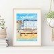 Affiche Wimereux - "Grand Hôtel" - Polyptyque 5/5