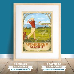 Affiche Wimereux - "Le Golf de Wimereux"